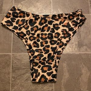 Cheetah print bikini bottoms